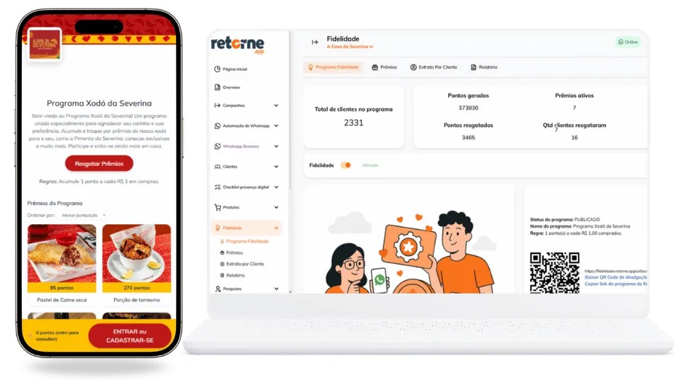 Retorne App — startup de inovação para food service criada por Rafael Barbosa